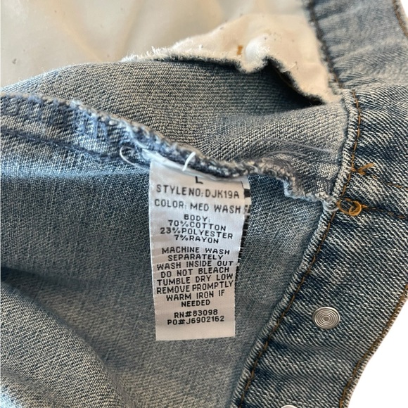 Ci Sono Light Blue Jean Jacket - Picture 9 of 10